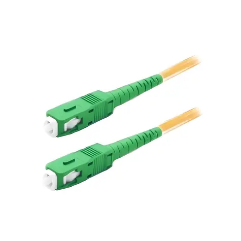 XtendLan Optický patch kabel SC/APC-SC/APC 3 m / Optický patch kabel / simplex / 9/125 / G.652d / LS0H