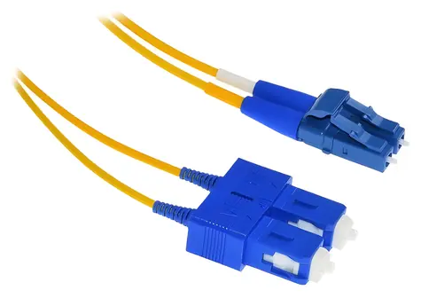 XtendLan FO patch LC-SC 2m / Optický patch kabel / 9/125 duplex / G.657.A1 ultraflexibilní / LS0H / 2 mm