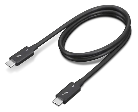 Lenovo Thunderbolt 4 USB-C kabel 0,7 m černá / Kabel / 40 Gb/s
