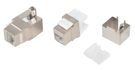Xtendlan Keystone jack RJ45 CAT5e / Keystone jack / STP / Bez nástrojů / Zaklapávací