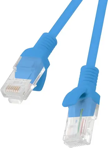 Lanberg UTP CAT6 3m modrá / Patch kabel / RJ45-RJ45