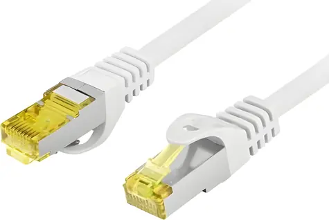 Lanberg S/FTP CAT6A 3m šedá / Patch kabel / RJ-45 / LSZH / Fluke