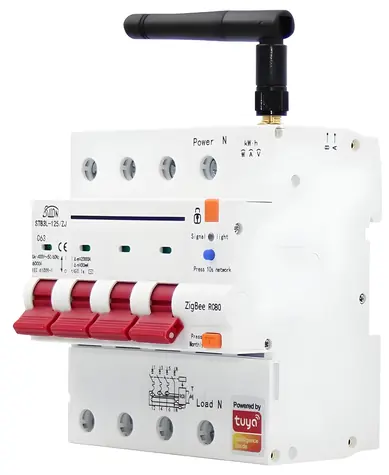 IMMAX NEO SMART jistič 3P+N 10-63A / Jistič / proudový chránič / měření spotřeby / Zigbee 3.0 / TUYA