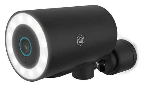 Nedis Bullet kamera černá / Venkovní IP kamera / Wi-Fi / 8 Mpix / IP65 / reflektor / noční vidění 10 m