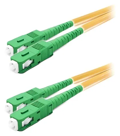 XtendLan optický patch kabel SC/APC-SC/APC / Patch kabel / SM 9/125 duplex / 2 m / G.652d / LSZH