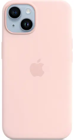 Apple Silikonový kryt s MagSafe pro iPhone 14 křídově růžová / Zadní kryt / MagSafe / Silikon