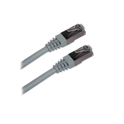 XtendLan Patch kabel Cat6a šedý / Patch kabel / S/FTP / LSZH / 0,25 m