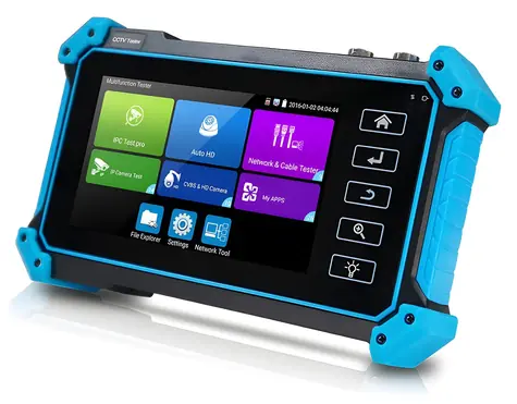 XtendLan Ruční tester kamerových signálů / Ruční tester / IP/HDMI/VGA/CVBS/AHD/CVI/TVI do 8 Mpix / 5