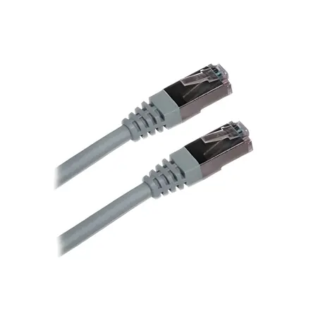 XtendLan patch kabel Cat6A SFTP šedý / Patch kabel / 0,5 m / LSZH
