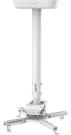 LogiLink BP0157 bílá / Stropní držák projektoru / 595–895 mm / do 35 kg