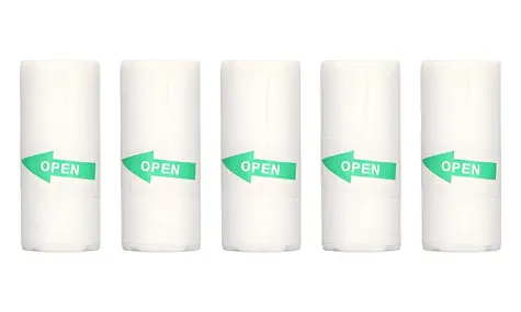 HELMER Samolepicí etikety pro TP01/TP02 / Etikety v kotoučích / 55x25 mm / termo papír bílý / 5 ks