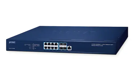 Planet XGS-6311-8T4XR / Switch / L3 Managed / 8x 10G RJ-45 / 4x 10G SFP+ / QoS / Redundantní napájení
