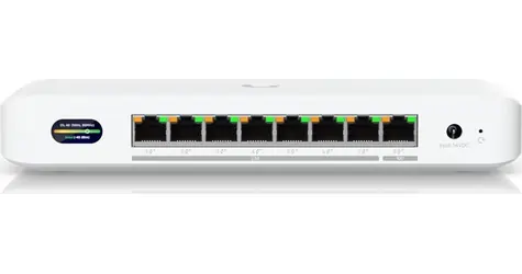 Ubiquiti UDB-Switch / Switch / WiFi 7 Bridge / 1x 10GbE + 7x 2,5GbE RJ45 / 8x PoE+ / Fanless