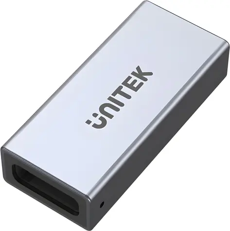 Unitek A1036GY stříbrná / Adaptér / USB-C - USB-C