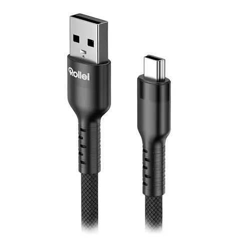 Rollei USB kabel A - Mini-USB B5 / Kabel / USB 2.0 / 1,2 m