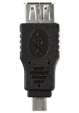 Nedis USB redukce Micro-B(M) - USB-A(F) černá / USB redukce / USB 2.0