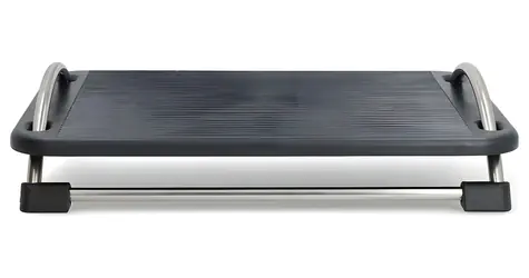 Nedis ergonomická podnožka kovová černá / Podnožka pod nohy / Nastavitelná poloha