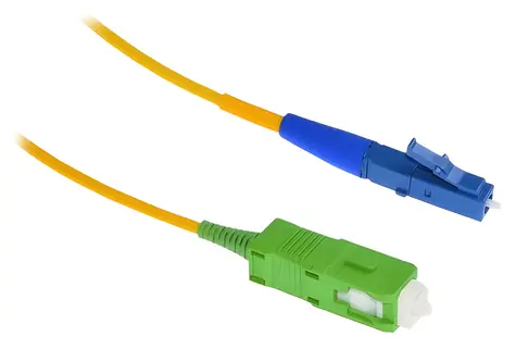 XtendLan FO patch LC-SC/APC 5m / Optický patch kabel / 9/125 simplex / G.657.A1 ultraflexibilní / LS0H / 2 mm