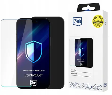 3mk ComfortDuo Matt Black / Kryt na telefon / Xiaomi Redmi Note 14 4G