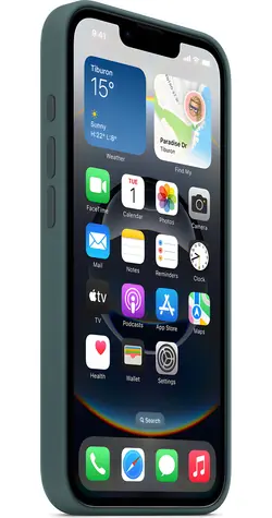Apple iPhone 16e Silicone Case Lake Green / Zadní kryt / Silikon