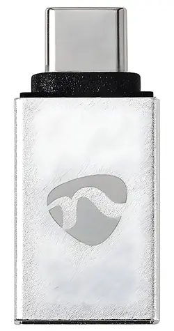 Nedis ProfiGold USB-C - USB-A / Redukce / USB 3.2 Gen 1 / 5 Gb/s / hliník / stříbrná