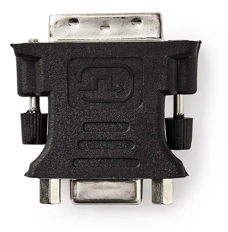 Nedis DVI - VGA adaptér černá / Adaptér / DVI-I (M) 24+5pin - VGA (F)