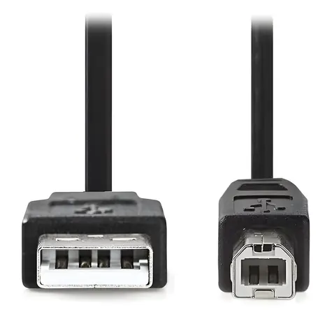 NEDIS USB 2.0 kabel A-B černá / Kabel USB / K tiskárně / 3 m