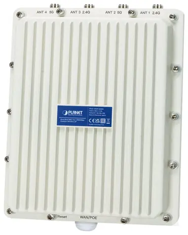 Planet WDAP-3000AX / Venkovní access point / Dual Band 802.11ax / 3000 Mb/s / PoE+ 802.3at / IP67