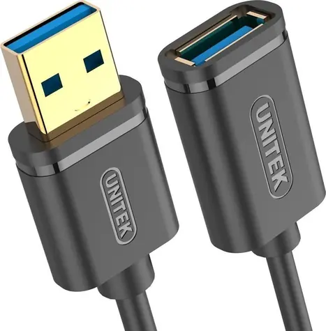 Unitek Y-C4030GBK černá / Kabel USB-A - USB-A / 3 m
