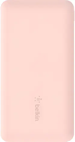 Belkin Powerbanka 10000mAh růžová / Powerbanka / 15W / 2x USB-A + USB-C / LED indikace