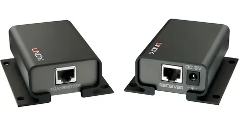 Lindy redukce USB-A - RS-232 černá / Redukce / 1 port / výstup 1 A