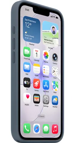 Apple iPhone 17e Silicone Case Anchor Blue / Pouzdro / Silikonové / MagSafe