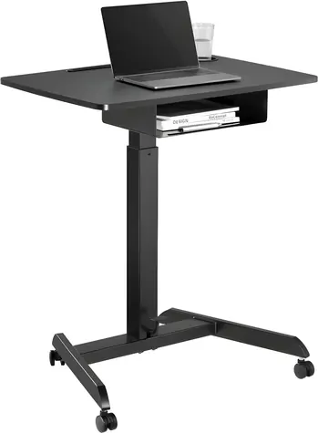 Maclean MC-903B černá / Pracovní stanice / stolní podstavec / ergonomická