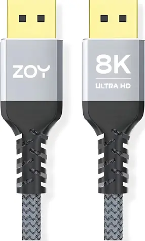 ZOY ZCD18 šedá / Kabel DisplayPort - DisplayPort / 1,8 m