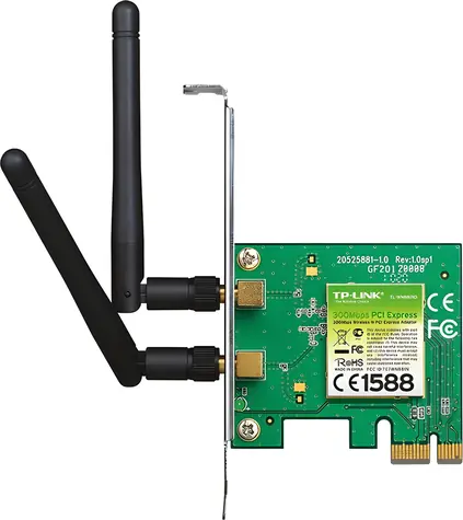 TP-Link TL-WN881ND / WiFi adaptér / PCI Express / IEEE 802.11b/g/n / 300 Mbit/s
