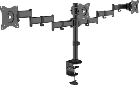 Maclean MC-691 / Stolní držák pro 3 monitory / 13-27