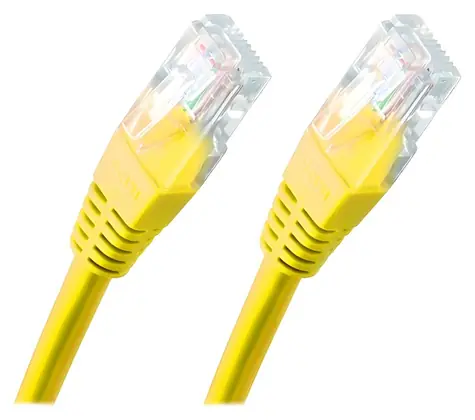 XtendLan CAT5E UTP 5m žlutá / Patch kabel / RJ45-RJ45