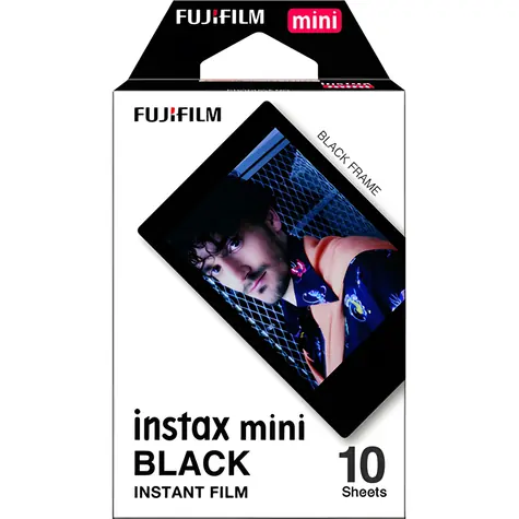 Fujifilm Instax Mini černý rámeček 10 ks / Instantní film