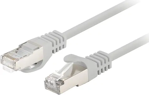 Lanberg CAT6 FTP 1 m šedá / Patch kabel / RJ45-RJ45 / Fluke Passed / 10 ks