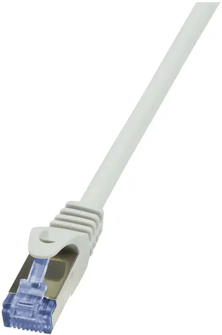 LogiLink šedá / Patch kabel / Cat6A / S/FTP / RJ-45 / 7,5 m / LSZH