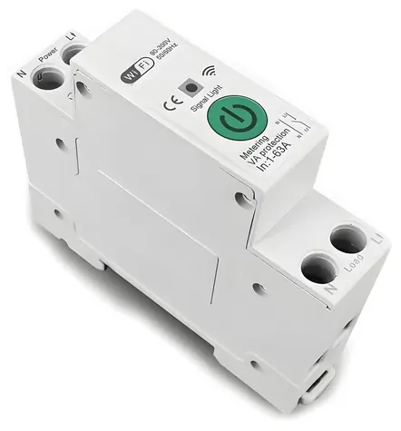 IMMAX NEO SMART elektronický jistič / Jistič / Jednofázový / 1-63A / Wi-Fi / TUYA