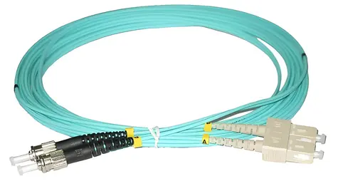 XtendLan FO patch ST-SC 5m / Optický patch kabel / Multimode 50/125 OM3 / Duplex / LS0H