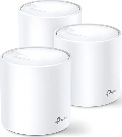 TP-Link Deco X20 (3-pack) / Wi-Fi systém MESH / AX1800 / 2.4GHz - 574 Mbps / 5GHz - 1201 Mbps / 2x GLAN