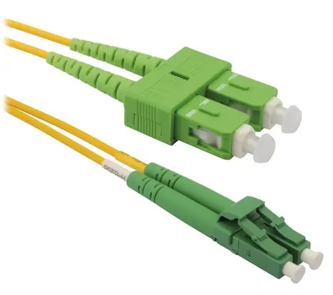 XtendLan optický patch LC/APC-SC/APC / Optický patch kabel / 9/125 duplex / 2m / G.652d LS0H