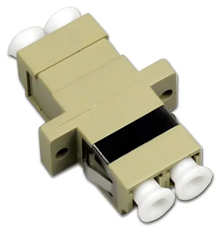 XtendLan LC-LC duplex adaptér MM šedý / Optický adaptér / Multimode / Pro optické rozvaděče