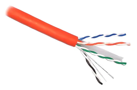 PLANET Elite oranžová / UTP kabel / Cat6A / drát / 4 páry / LS0H / 305 m / B2ca-s1,d1,a1