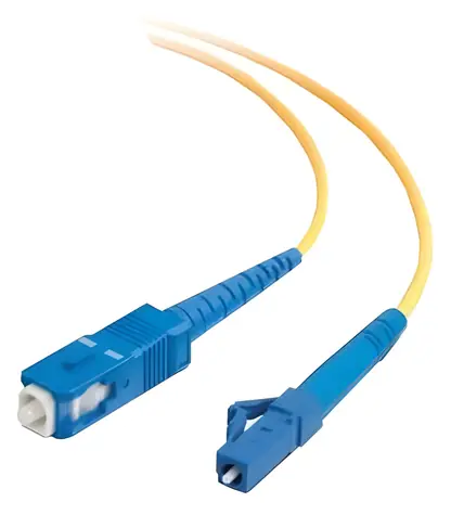OEM Patch kabel optický LC-SC / Simplex / 9/125 SM / 1 m