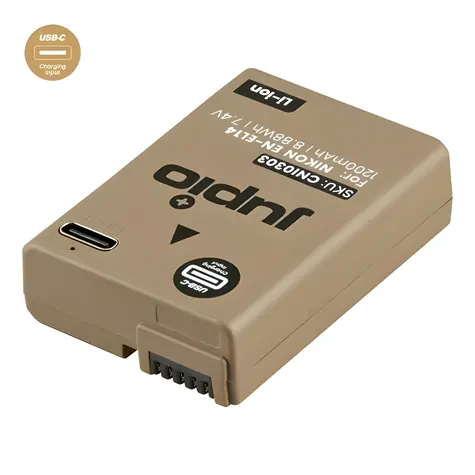 JUPIO EN-EL14A Ultra C / Akumulátor pro Nikon / 1200 mAh / USB-C