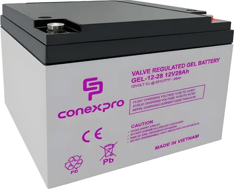 Conexpro GEL-12-28 / Baterie / GEL / 12V/28Ah / T12-M5 / Deep Cycle