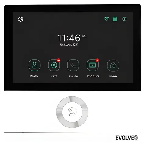 EVOLVEO DoorPhone AHD7 bílá / Rozšiřující monitor / WiFi